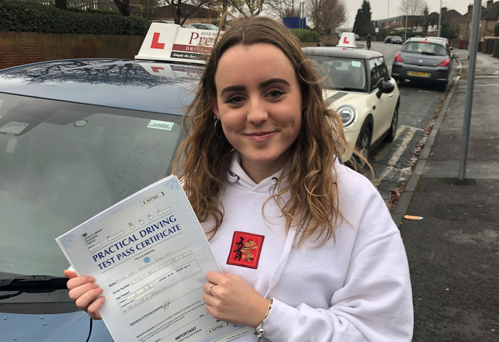 Premier and Angels - Recent Driving Test Pass